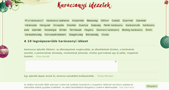 Desktop Screenshot of karacsonyi-idezetek.hu